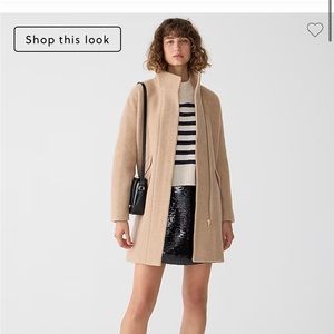 Jcrew Stadium Cloth Cocoon Coat